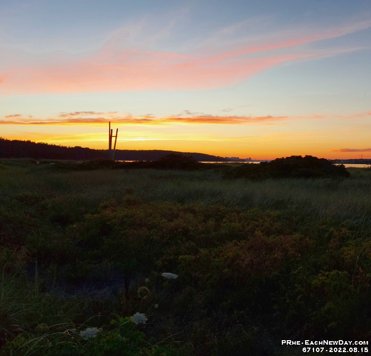 67107RoCrLe - Sunset from our home, The Inn at Fisherman's Cove, Eastern Passage, NS